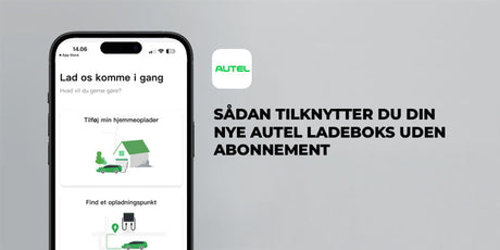 Sådan tilknytter du din nye Autel ladeboks uden abonnement