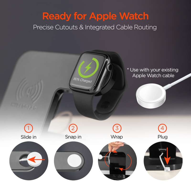 #HyperGear 3-i-1 trådløs ladestation