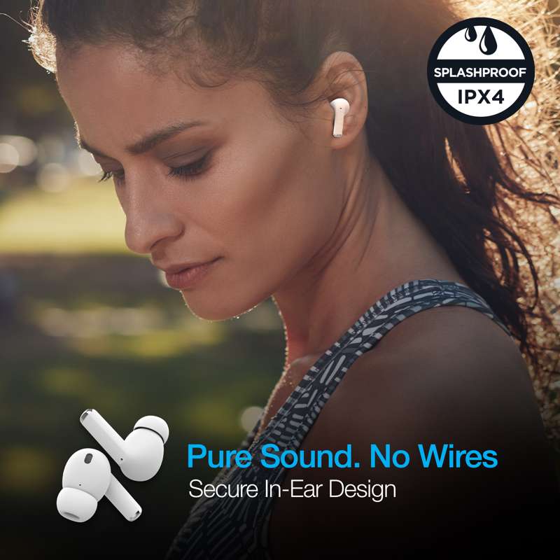 #Naztech Xpods Pro TWS høretelefoner - hvid