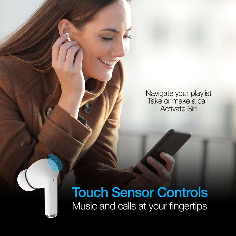 #Naztech Xpods Pro TWS høretelefoner - hvid