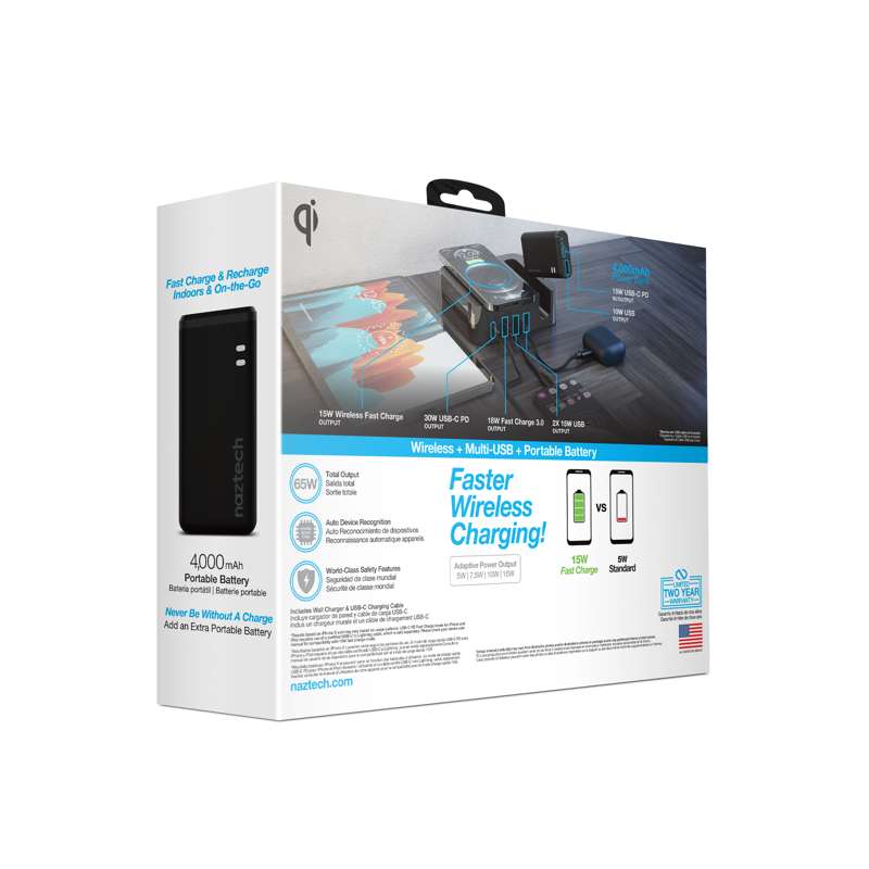 #Naztech Ultimate ladestation m. powerbank