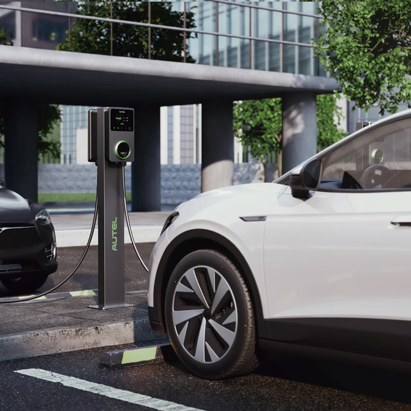 #Autel Maxicharger 22kW sokkel 4G 3F/32A - Mørkegrå
