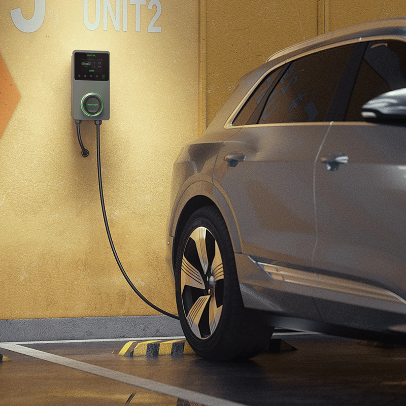 #Autel Maxicharger 22kW sokkel 4G 3F/32A - Mørkegrå