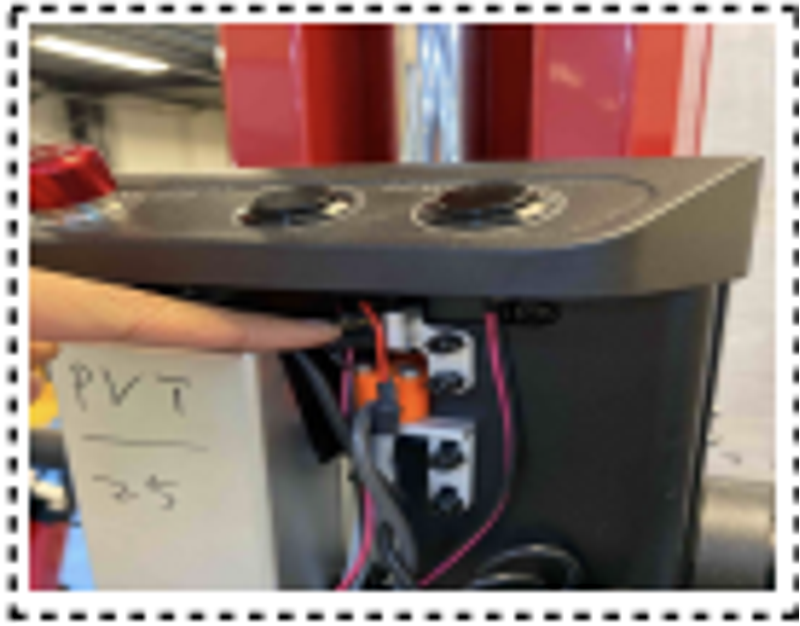 Autel IA900 - Upper mechanical switch