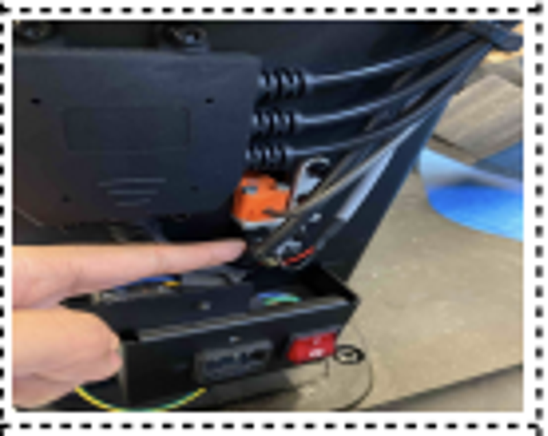 Autel IA900 - Lower mechanical switch