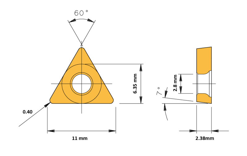 CEPELO Skær 10 stk til CEPELO Bremseafdrejer