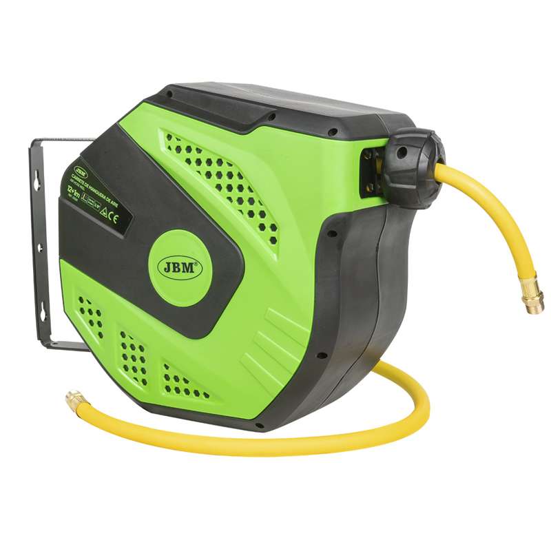 JBM Luftslange på rulle 12+1m - grøn