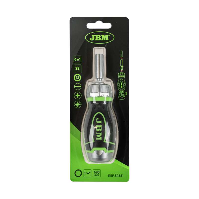 JBM Skruetrækker 6i1