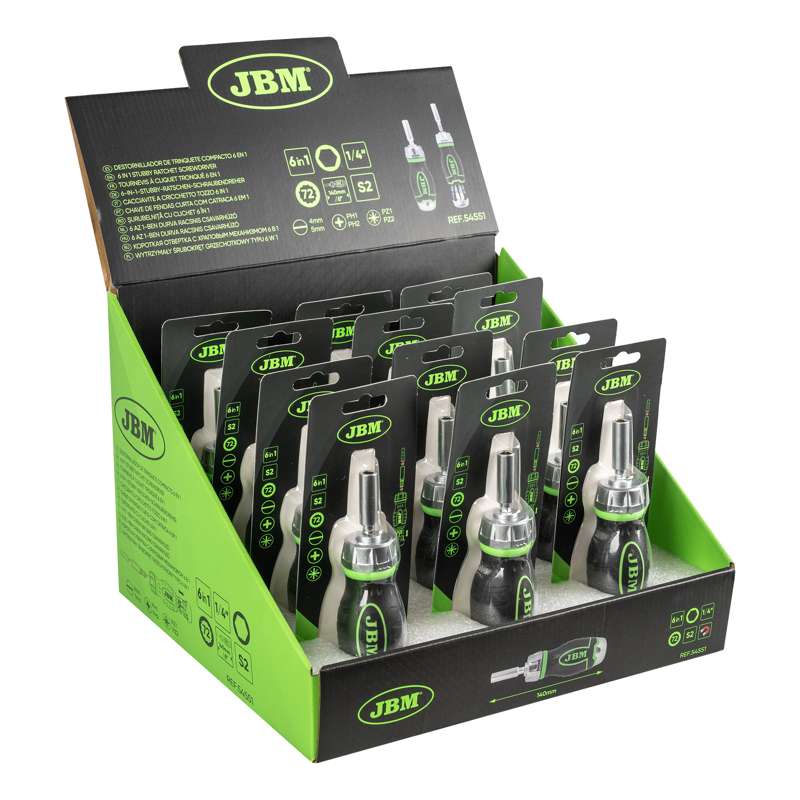 JBM Skruetrækker 6i1