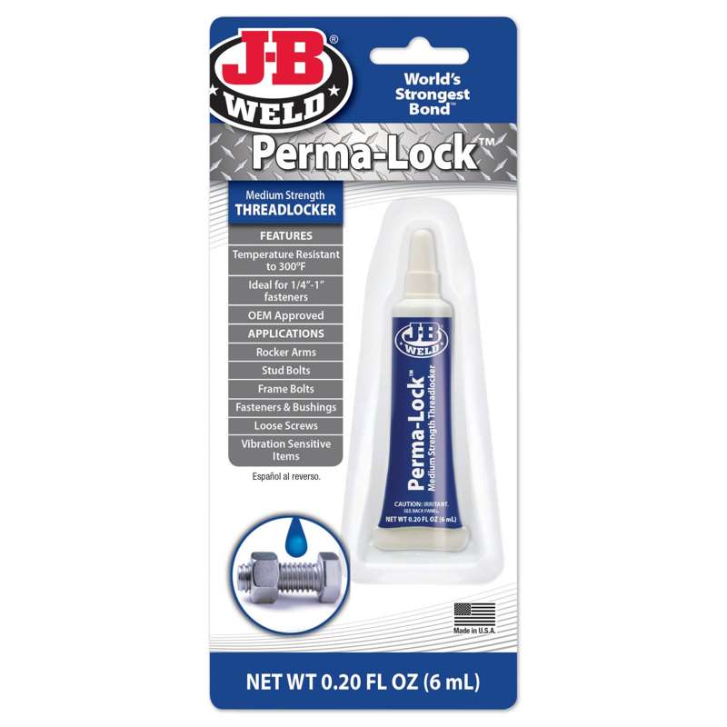JB Weld 6ML Perma-Lock Blå låsesikring