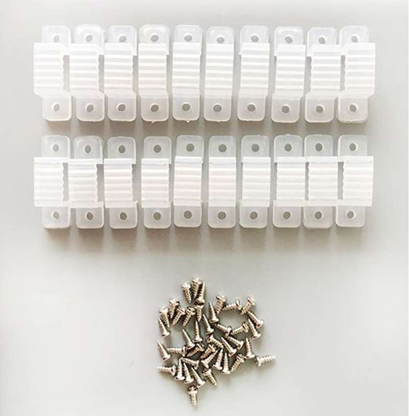Zmartgear LED Strip Worklight Clips for mounting 20pcs