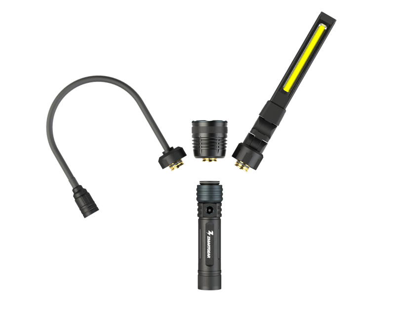 ZMARTGEAR 3-i-1 lommelygte