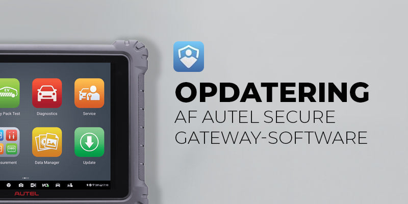 Opdatering af Autel Secure Gateway-software