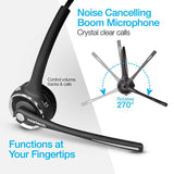 #Naztech N980 BT Headset m. base