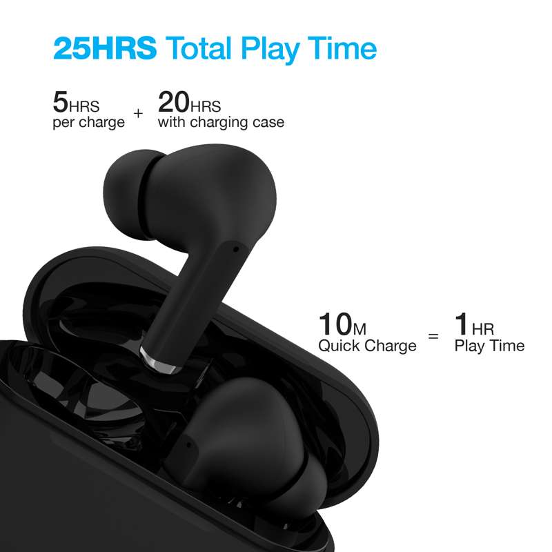 Naztech Xpods Pro TWS høretelefoner - sort