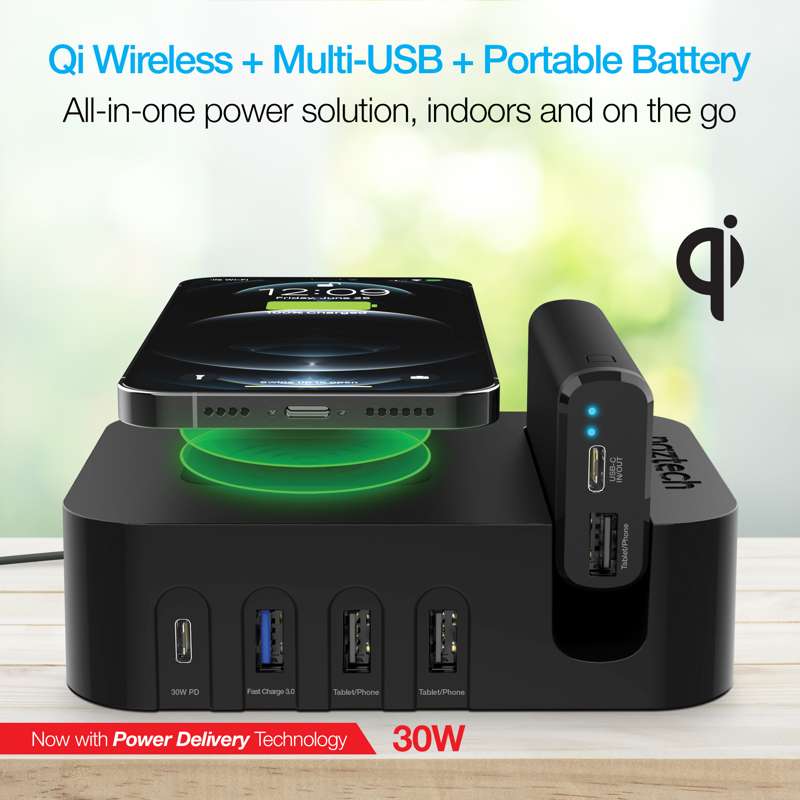 #Naztech Ultimate ladestation m. powerbank