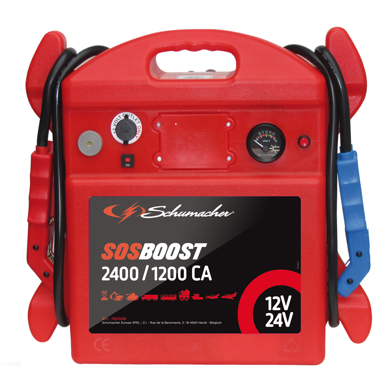 Schumacher SOS Booster 12/24V 2400/1200A