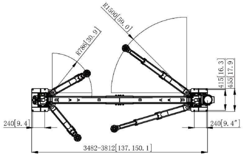CEPELO 2-søjlet lift 5,5T