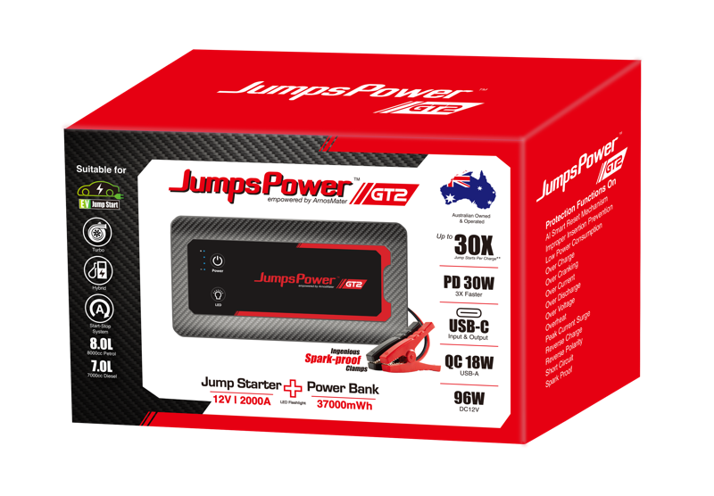 Jumpspower GT2 Booster/Powerbank 12V 2000A