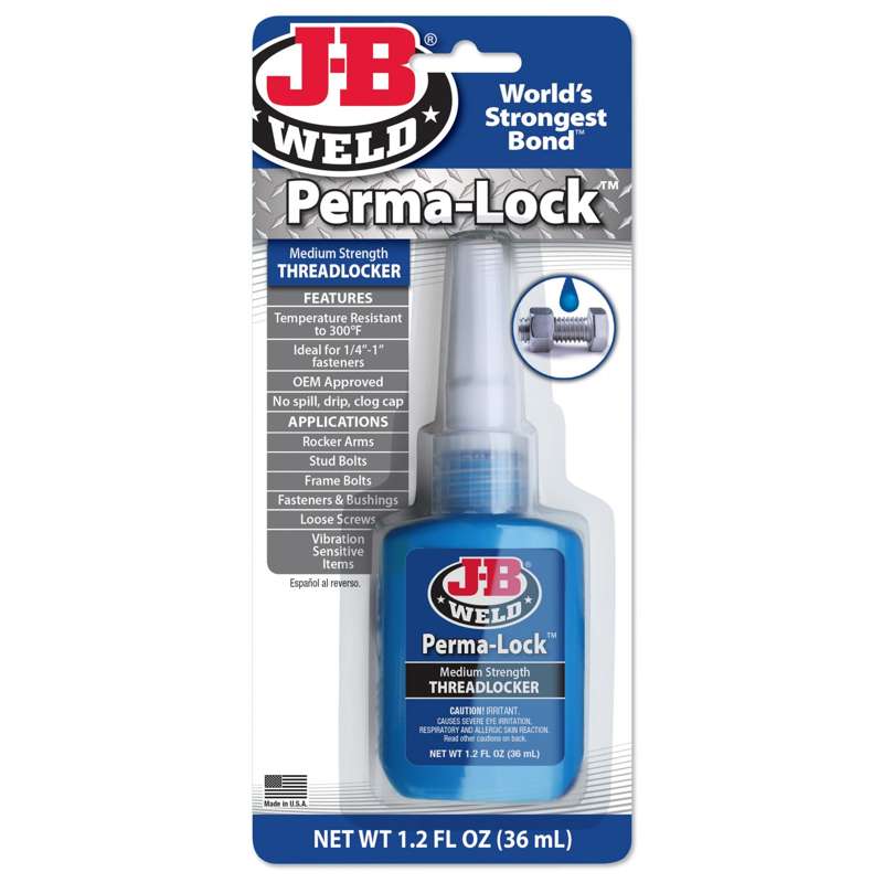 JB Weld 36ML Perma-Lock Blå låsesikring