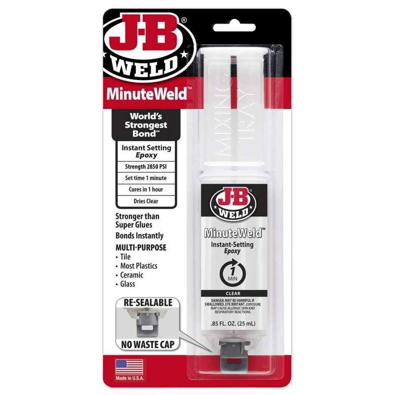 JB Weld MINUTE WELD epoxy