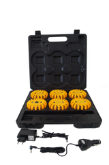 #Zmartgear kuffert m. 6 advarselslys - Gul