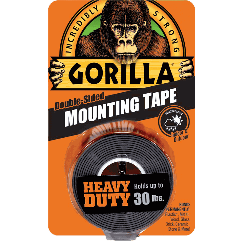 Gorilla Heavy Duty Mounting Tape 1,5m  Black